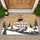 Unload Here Ski Lift Mountain Peaks Snow Scene - Winter Sports Holiday Decor Gift Doormat - 1