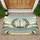 Sailboat Foliage Coastal Ocean Waves - Coastal Living Home Decor Gift Doormat - 1