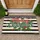Merry Christmas Holly Leaves Snowflakes Evergreen Sprigs - Christmas Holiday Home Decor Doormat - 1