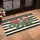 Merry Christmas Holly Leaves Snowflakes Evergreen Sprigs - Christmas Holiday Home Decor Doormat - 4