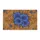 Vibrant Blue Hibiscus Floral Botanical Earthy Outdoor Home Decor Gift Doormat - 3