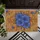 Vibrant Blue Hibiscus Floral Botanical Earthy Outdoor Home Decor Gift Doormat - 6