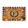 Custom Letter Monogram Autumn Pumpkins Fall Leaves Buffalo Check - Harvest Home Decor Doormat - 3
