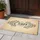 Custom Family Name Script Black Flourishes Tan Canvas - Outdoor Home Decor Gift for Families Doormat - 5