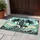 Tropical Surfboard Flamingo Palm Trees - Ocean Beach Outdoor Decor for Surf Lover Doormat - 5