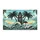 Tropical Surfboard Flamingo Palm Trees - Ocean Beach Outdoor Decor for Surf Lover Doormat - 3