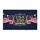 USA 250 Patriotic American Flag Bunting 1776-2026 - America's 250th Anniversary Doormat - 3