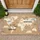 Departures Arrivals Airplanes Flight Paths World Map - Travel Lover Decor Gift Doormat - 1