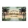 Welcome Lakehouse Custom Name Palm Trees Lakeside Home Decor Gift Doormat - 3