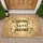 Home Sweet Home Floral Leaves - Housewarming Home Decor Gift Doormat - 1