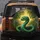 Coiled Snake Tropical Foliage Glowing Key-Heart - Wildlife & Nature Lover Gift Spare Tire Cover - 5