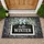 Black Chalkboard hello WINTER Sign Frosted Greenery - Winter Welcome Home Decor Doormat - 1