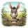 Cartoon Donkey Peeking Rustic Fence Countryside Scene - Farmhouse Decor Gift for Donkey Lover Spare Tire Cover - 6