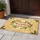 Festive Merry Christmas Custom Name Holly Ivy Golden Parchment - Christmas Holiday Decor Doormat - 5