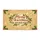 Festive Merry Christmas Custom Name Holly Ivy Golden Parchment - Christmas Holiday Decor Doormat - 3