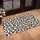 Irregular Black Rosettes Warm Tan-Brown Leopard Spots - Wildlife Lover Home Decor Gift Doormat - 4