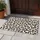 Irregular Black Rosettes Warm Tan-Brown Leopard Spots - Wildlife Lover Home Decor Gift Doormat - 5