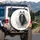 Black Horse Floral Crown Welcome Eucalyptus Butterflies Spare Tire Cover - 3
