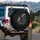 Prancing Horse Majestic Flowing Mane Tail Black Background - Horse Lover Vehicle Decor Gift Spare Tire Cover - 3