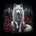 Majestic White Wolf Crimson Roses Misty Forest - Wildlife Lover Gift Spare Tire Cover - 6