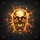 Golden Skull Circuit Lines Reticle - Vehicle Decor Gift Spare Tire Cover - 6