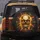 Golden Skull Circuit Lines Reticle - Vehicle Decor Gift Spare Tire Cover - 5