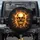 Golden Skull Circuit Lines Reticle - Vehicle Decor Gift Spare Tire Cover - 1