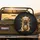 Fluffy Golden Retriever Puppy Peek-a-boo - Dog Lover Vehicle Accessory Gift Spare Tire Cover - 2