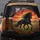Black Friesian Horse Galloping Red Poppies Sunset - Horse Lover Gift Spare Tire Cover - 5