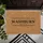 Custom Name and Year Rectangular Border Tapestry Farmhouse Decor Gift Doormat - 6