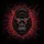 Gorilla Glowing Red Eyes Energy Tendrils Black Abyss Crimson Trails Wildlife Lover Gift Spare Tire Cover - 6