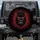 Gorilla Glowing Red Eyes Energy Tendrils Black Abyss Crimson Trails Wildlife Lover Gift Spare Tire Cover - 1