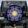 Symmetrical Golden Core Jewel Petal Geometric Mandala Cosmic Star Dust - Car Accessory Gift Spare Tire Cover - 1