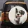 Comically Startled Cartoon Dog Peeking Soft Partition - Dog Lover Gift Spare Tire Cover - 5