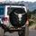 Weathered Horns Bull Skull Desert Tribal - Western Lifestyle Cowboy Gift Spare Tire Cover - 3