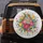 Vibrant Floral Bouquet Butterflies 'With God All Things Are Possible' Text - Inspirational Faith Gift Spare Tire Cover - 5
