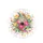 Vibrant Floral Bouquet Butterflies 'With God All Things Are Possible' Text - Inspirational Faith Gift Spare Tire Cover - 4