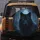 Majestic Black Wolf Head Electric Blue Eyes Moonlit Forest - Wildlife Lover Gift Spare Tire Cover - 5