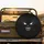 Menacing Sharp-Toothed Grin Glowing Eyes Ethereal Mist - Horror Fan Gift Spare Tire Cover - 2