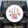 Electric Guitar Soaring Birds Paint Splatters Paint Drips Paint Speckles - Art Lover Gift Spare Tire Cover - 1