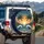 Tropical Palm Trees Ocean Sunset Stars Beach - Outdoor Lifestyle Accessory Spare Tire Cover - 3
