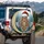 Majestic Fierce Viking Santa Claus Battle Axes Celtic Knotwork Christmas Holiday Gift Spare Tire Cover - 3