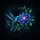 Iridescent Hummingbird Luminous Flower - Magical Decor Gift for Nature Lover Spare Tire Cover - 6