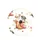 Fluffy Puppies Watercolor Boots Paw Prints - Everyday Dog Lover Gift Spare Tire Cover - 4