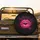 Hot Pink Kiss Mark Dark Fuchsia Smoke Swirls - Bold Style Statement Spare Tire Cover - 2