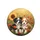 Blue Eyed Fluffy Puppies Sunflower Red Poppies Golden Meadow - Wildlife Lover Gift Spare Tire Cover - 4