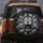 High-Contrast Roaring Lion Head Black White Grunge Storm - Wildlife Lover Gift Spare Tire Cover - 5