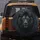 Fierce Lion Head Dark Mane Yellow-Green Eyes - Wildlife Lover Gift for Truck Owners Spare Tire Cover - 5