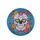 Calavera Marigold Daisy Flowers Día de Muertos Folk Art Gift Spare Tire Cover - 4
