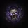 Dark Spectral Menacing Furry Skull Glowing Purple Eyes - Gothic Fantasy Decor Gift Spare Tire Cover - 6